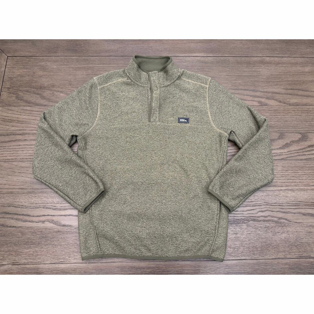Eddie Bauer Sweater Fleece Pullover Green Small NWT